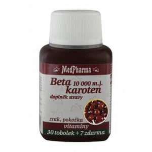 Medpharma Beta Carotene 10,000 IU + Panthenol + PABA 37 capsules