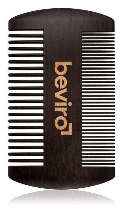 Beviro Pear Wood Beard Comb