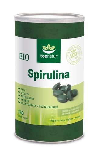 Topnatur BIO Spirulina 750 tablets