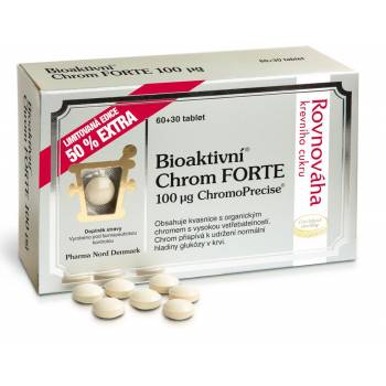 Bioactive Chromium FORTE 100mcg 60 + 30 tablets FREE - mydrxm.com