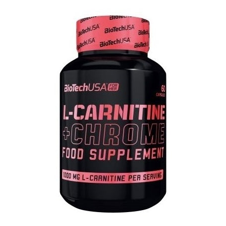 BIOTECH L-CARNITINE + CHROME 60 CAPSULES - mydrxm.com