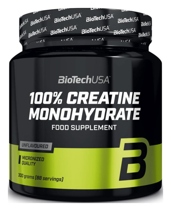 BioTechUSA 100% Creatine Monohydrate Unflavored 300 g