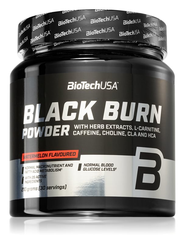 BioTechUSA Black Burn Watermelon flavor fat Burner 210 g