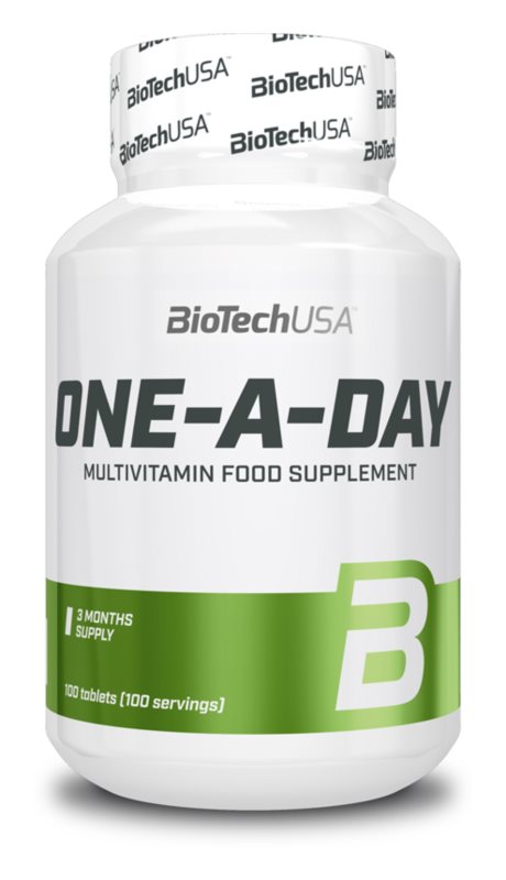 BioTechUSA One-A-Day complex multivitamin 100 tablets