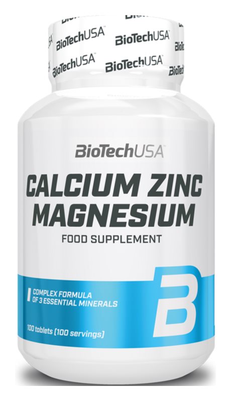 BioTechUSA Calcium Zinc Magnesium 100 tablets