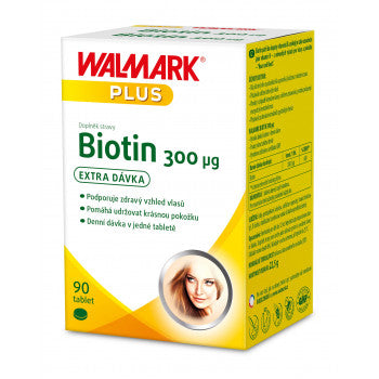 Walmark Biotin 300 µg 90 tablets - mydrxm.com