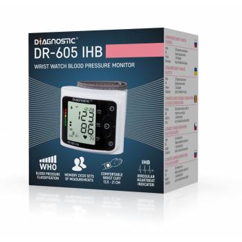 Diagnostic DR-605 IHB Automatic Wrist Blood Pressure Gauge - mydrxm.com