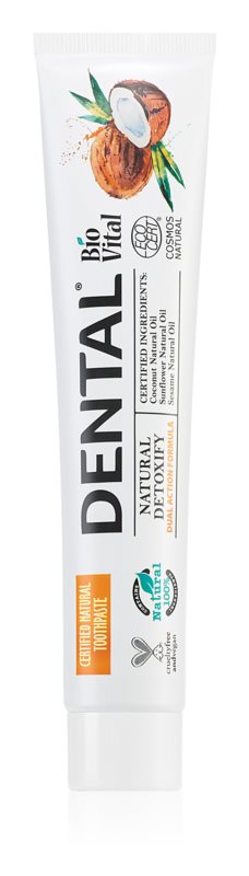 BioVital Dental Natural Detoxify natural toothpaste 75 ml