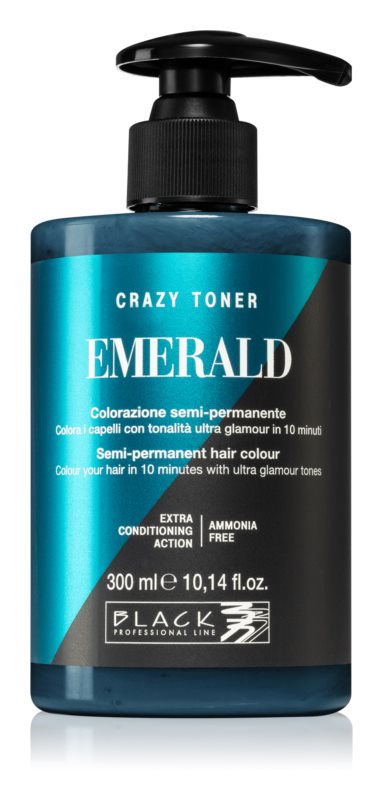 Black Professional Line Crazy Toner Semi-permanent hair color 300 ml