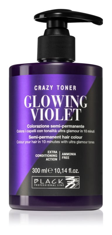 Black Professional Line Crazy Toner Semi-permanent hair color 300 ml