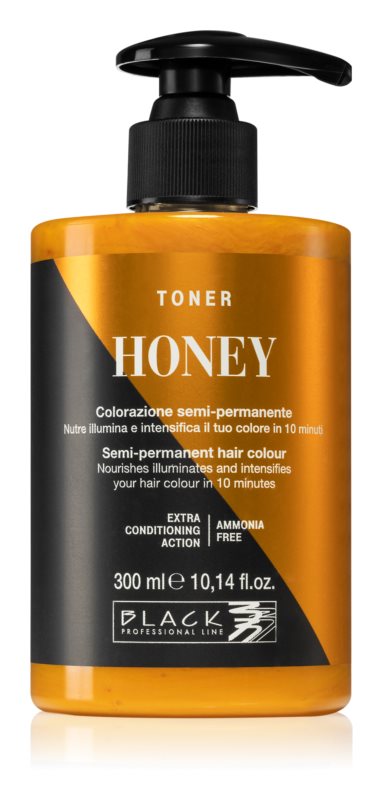 Black Professional Line Toner Semi-permanent hair color 300 ml