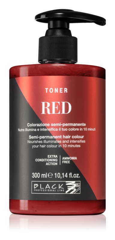 Black Professional Line Toner Semi-permanent hair color 300 ml