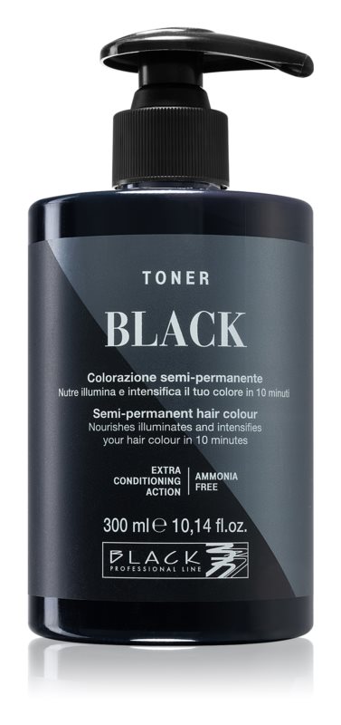 Black Professional Line Toner Semi-permanent hair color 300 ml