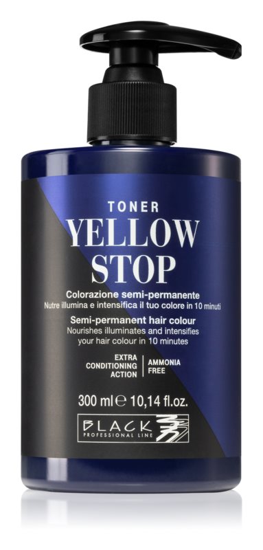Black Professional Line Yellow Stop Semi-permanent hair color 300 ml