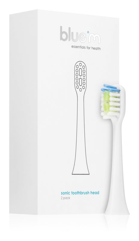 Blue M Essentials for Health spare toothbrush head 2 pcs