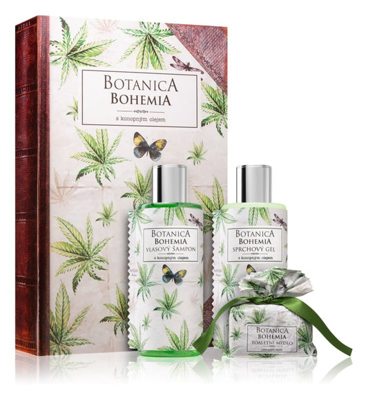 Bohemia Gifts & Cosmetics Botany gift set with hemp oil