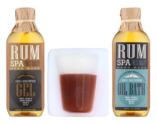 Bohemia Gifts & Cosmetics Rum Spa Bath set for men