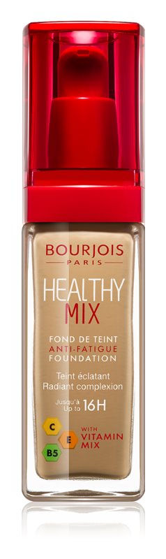 Bourjois Healthy Mix Brightening Moisturizing Makeup 16h, 30 ml