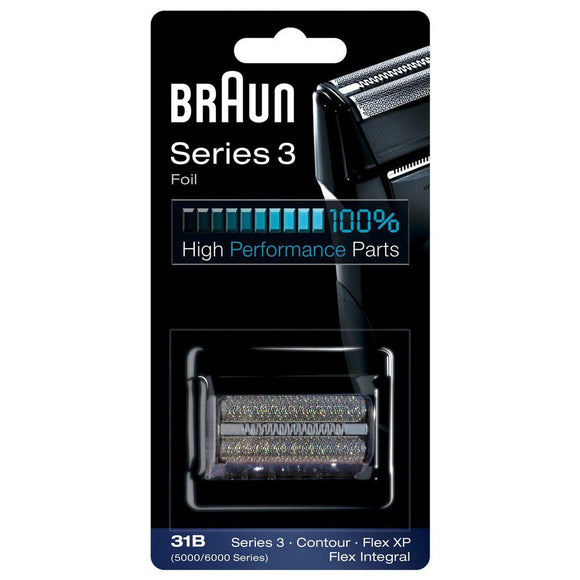 Braun Series 3 Foil & Cutter 31B Replacement Head - Black