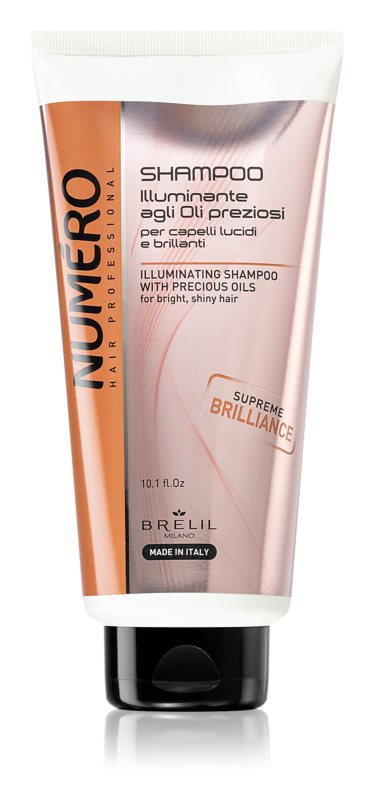 Brelil Numero Illuminating brightening shampoo for dull hair 300 ml