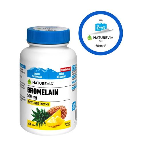 Swiss NatureVia Bromelain 500 mg 60 tablets