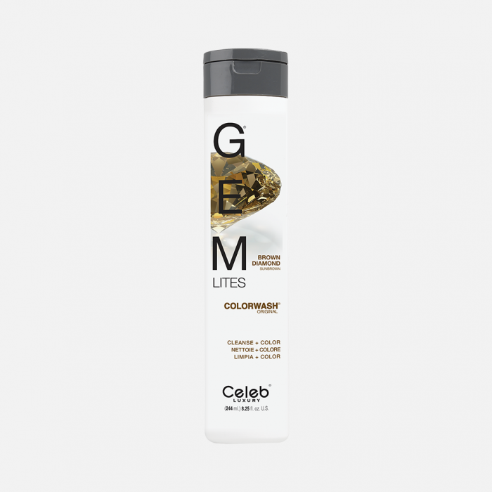 Celeb Luxury Gem Lites Colorwash Brown Diamond 244 ml