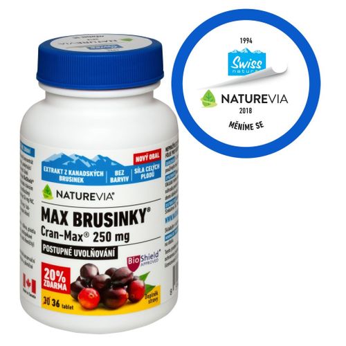 Swiss NatureVia Max Cranberry Max 30 + 6 tablets