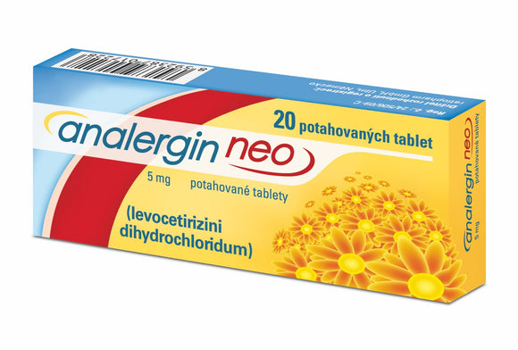 Analergin Neo 5 mg 20 tablets allergy treatment - mydrxm.com