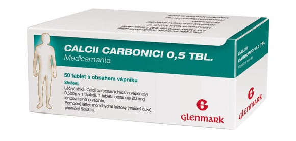 Carbonic Calcium 0.5 50 tablets - mydrxm.com
