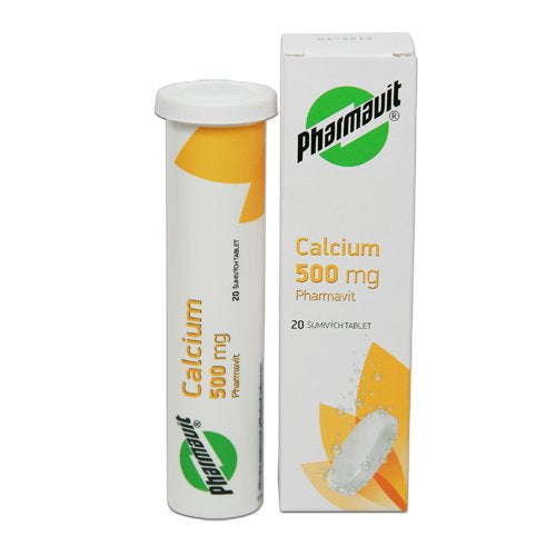 Pharmavit Calcium 500 mg 20 effervescent tablets - mydrxm.com