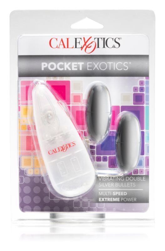 Calexotic Double Pocket Exotics vibrating egg 2 pcs