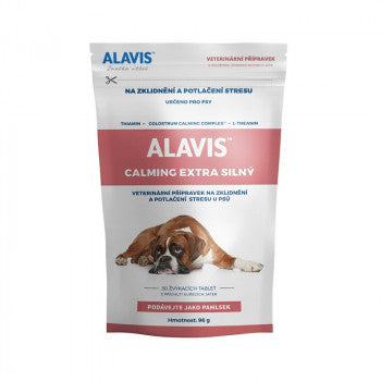Alavis Calming Extra strong 30 chewable tablets for dogs - mydrxm.com