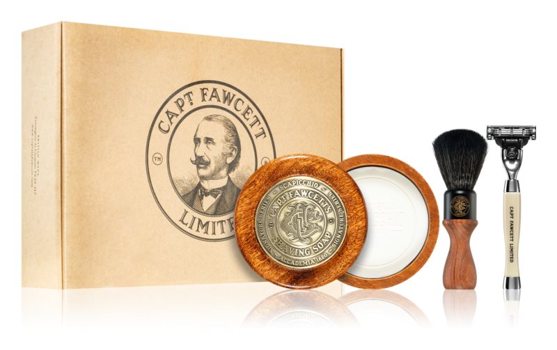 Captain Fawcett shaving gift set for men