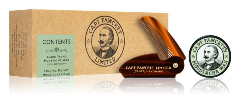 Captain Fawcett Mustache Care Gift Box Ylang Ylang