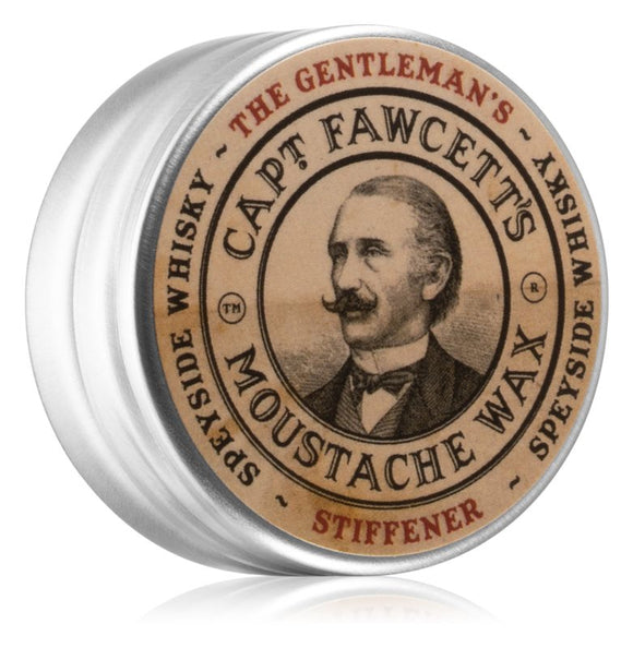 Capt Fawcett The Gentleman's Stiffener Speyside Whisky mustache wax 15 ml