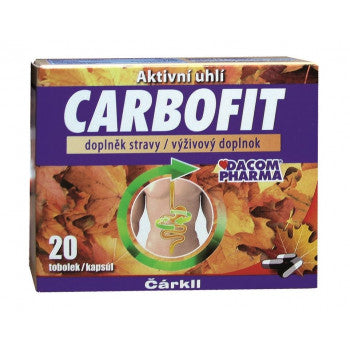 Carbofit Active Charcoal 20 capsules - mydrxm.com