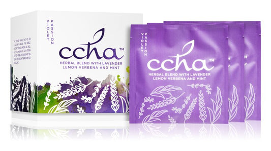 CCHA TRAVEL Violet Passion herbal tea 15x2,5 g teabags