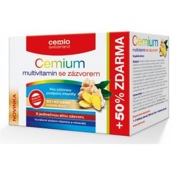 Cemio Multivitamin with ginger 120 tablets - mydrxm.com