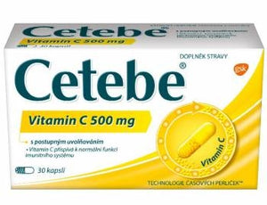 Cetebe Vitamin C 500 mg 30 capsules - mydrxm.com