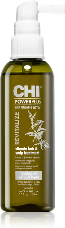 CHI Power Plus Revitalize Strengthening rinse-free hair and scalp care 104 ml