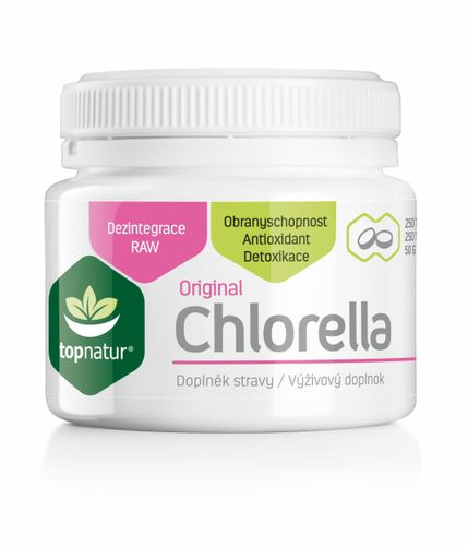 Topnatur Chlorella 200 mg 250 tablets