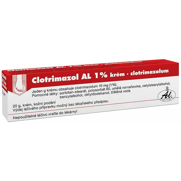Clotrimazole AL cream 1% 20 g - mydrxm.com