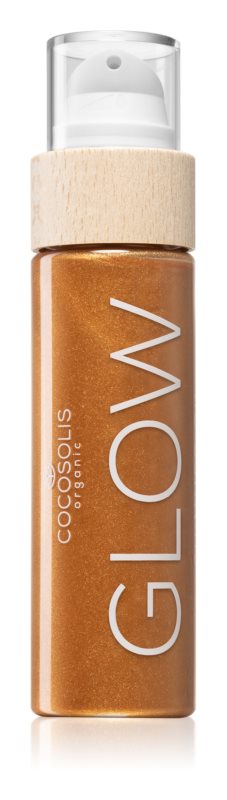 COCOSOLIS GLOW brightening oil with glitter Cookies Scent 110 ml