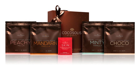 COCOSOLIS Luxury Coffee Scrub Box Kit
