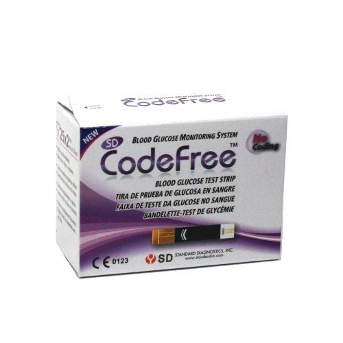 SD-Codefree Glucose Test Strips 50 pcs - mydrxm.com