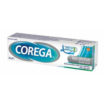 Corega No Flavor extra strong denture fixation cream 40 g - mydrxm.com