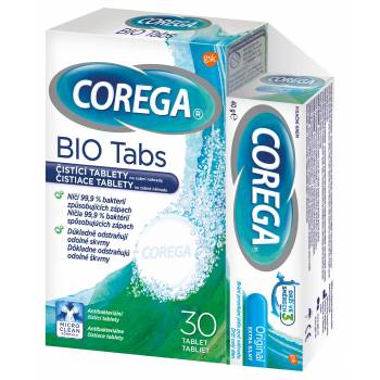 Corega Original extra strong 40 g + BIO Tabs cleaning tablets 30 pcs - mydrxm.com