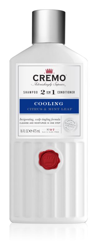 Cremo Citrus & Mint Leaf 2-in-1 Cooling Shampoo 473 ml