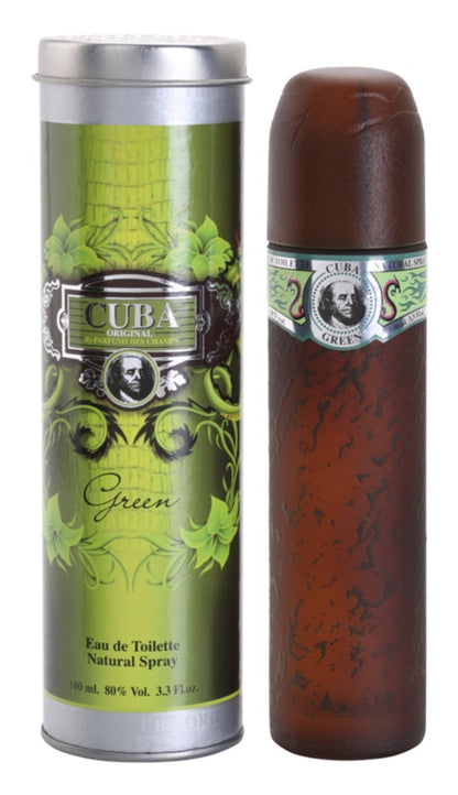 Cuba Green eau de toilette for men