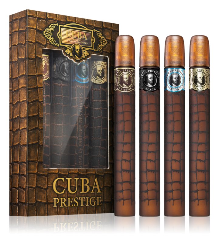 Cuba Prestige eau de toilette gift set for men